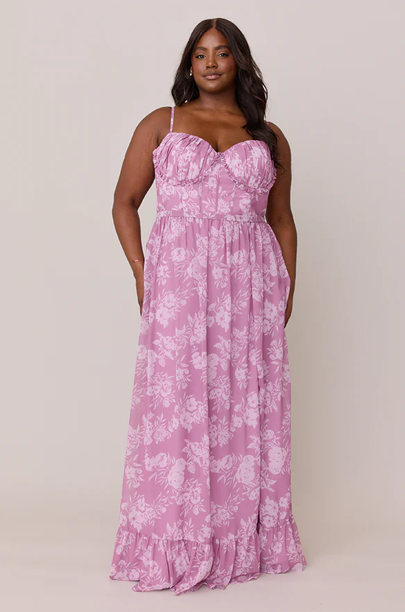 Shylah Chiffon Floral Print Dress | Made To Order - Image 5
