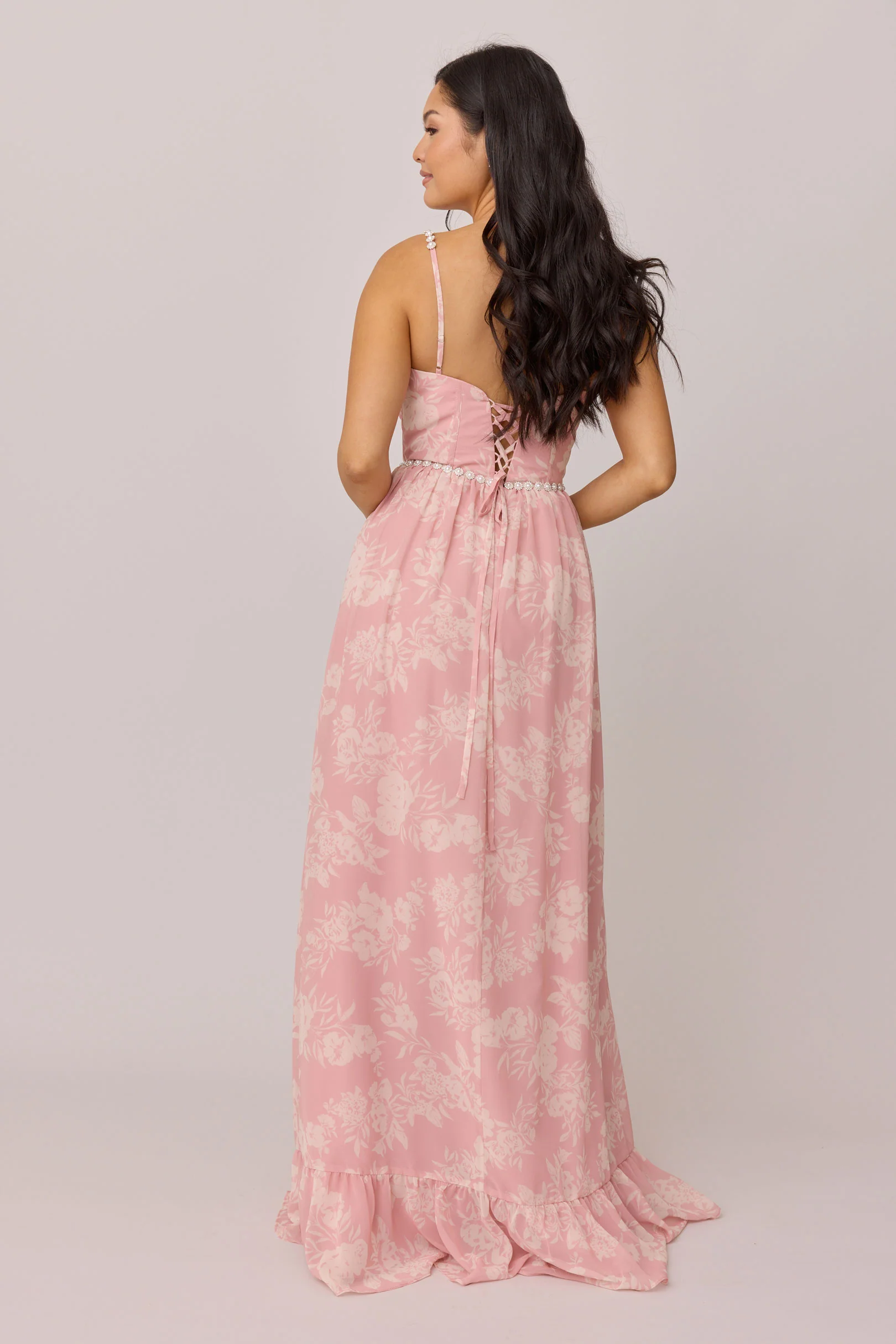 Shylah Luxe Chiffon Floral Print Dress | Made To Order - Image 15