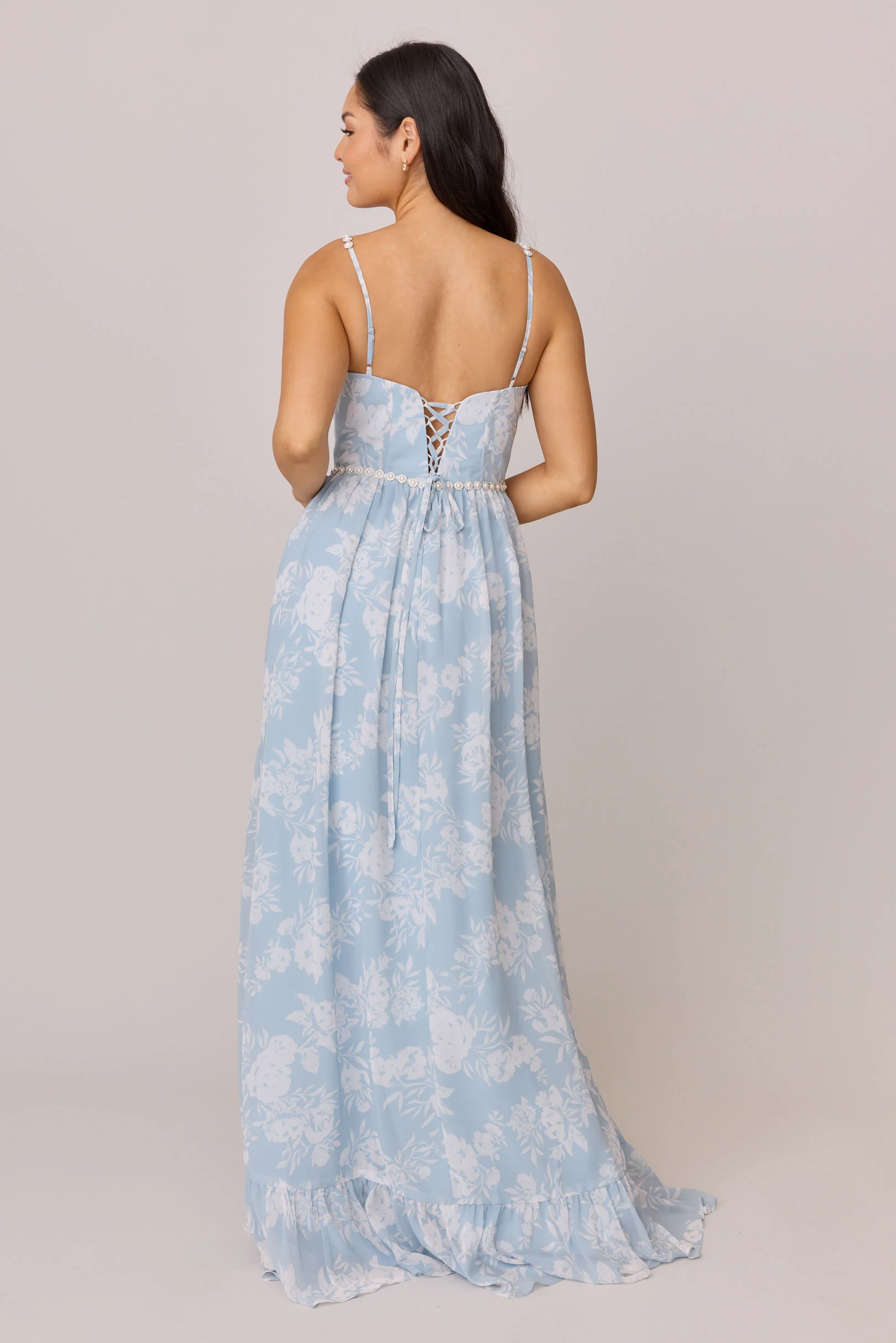 Shylah Luxe Chiffon Floral Print Dress | Made To Order - Image 27