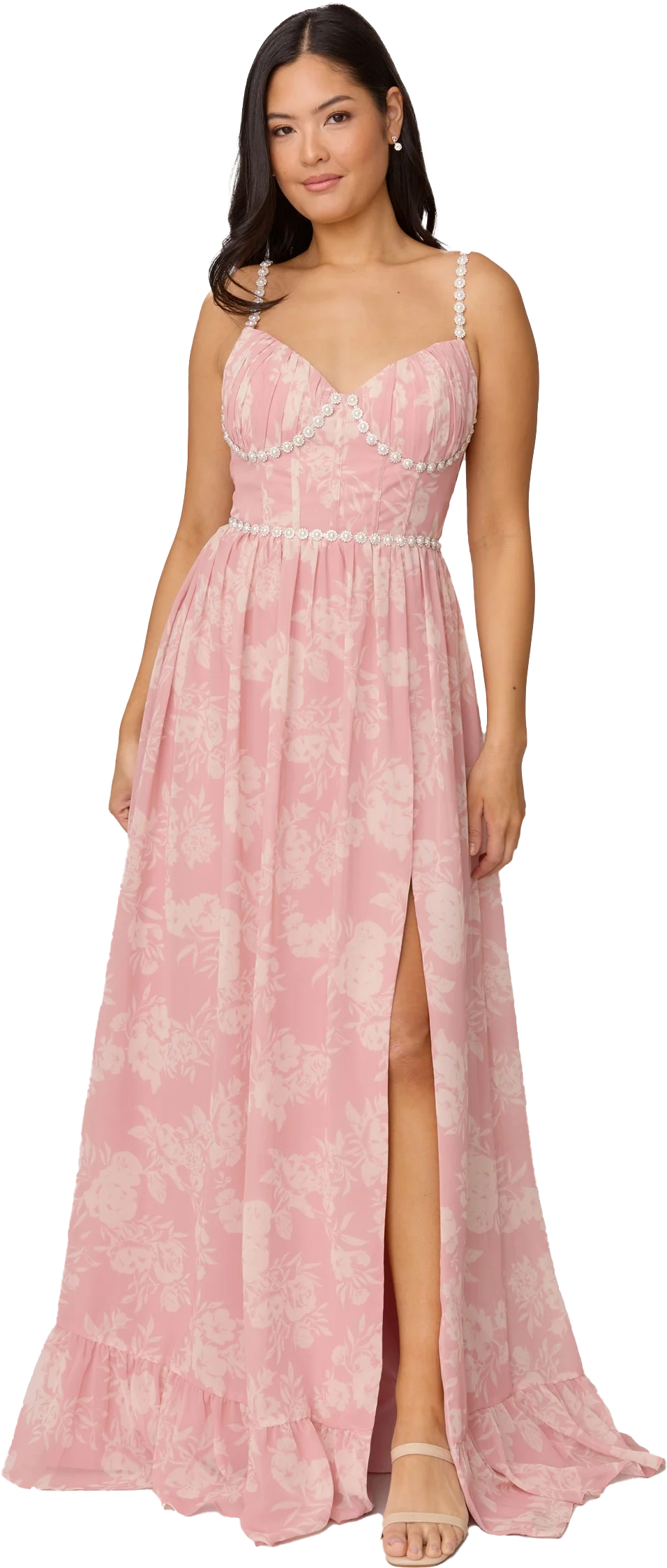 Shylah Luxe Chiffon Floral Print Dress | Made To Order - Image 28