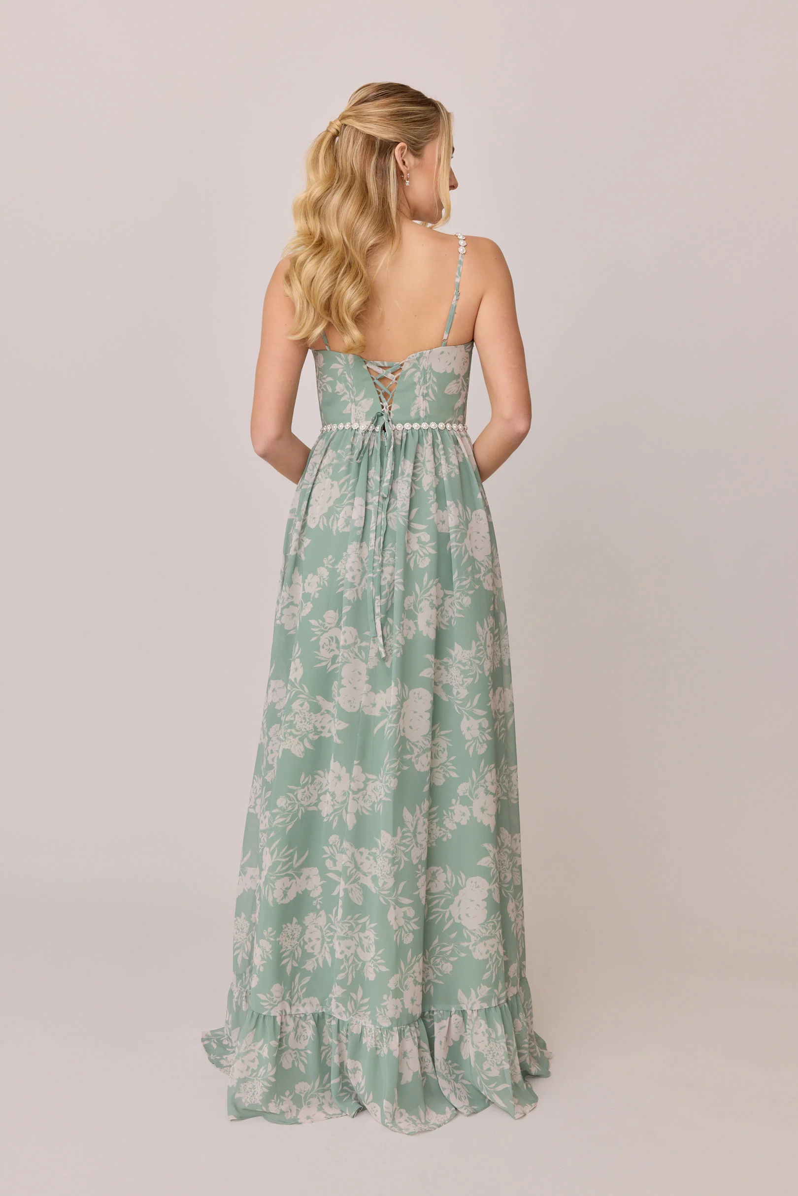 Shylah Luxe Chiffon Floral Print Dress | Made To Order - Image 3
