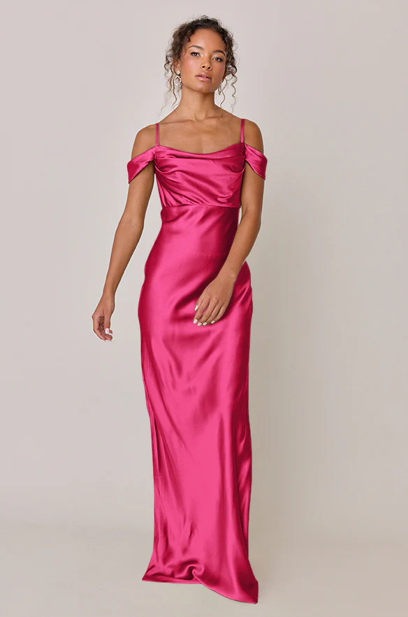 Sienna Satin Dress | Made To Order - Image 117