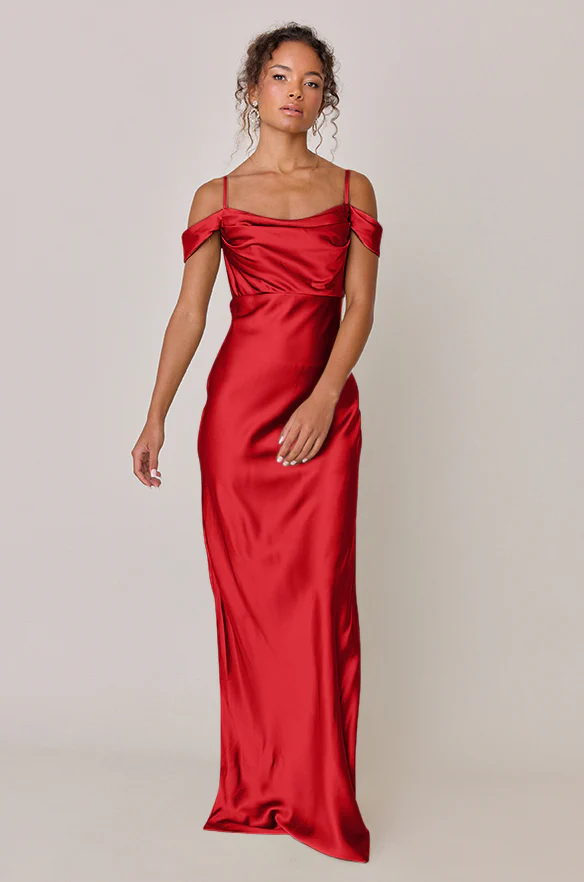 Sienna Satin Dress | Made To Order - Image 170