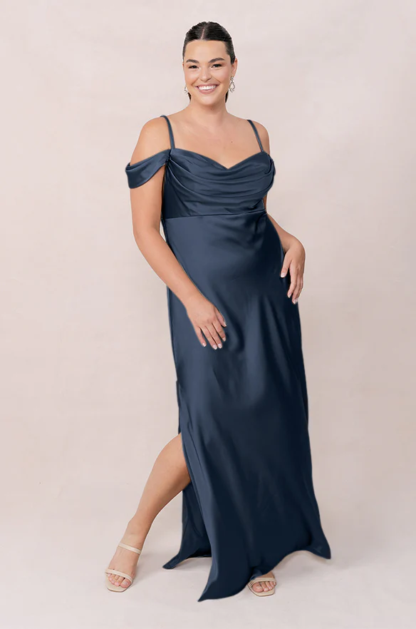 Sienna Satin Dress | Made To Order - Image 175