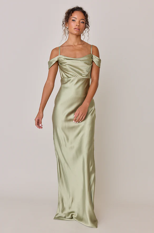 Sienna Satin Dress | Made To Order - Image 197