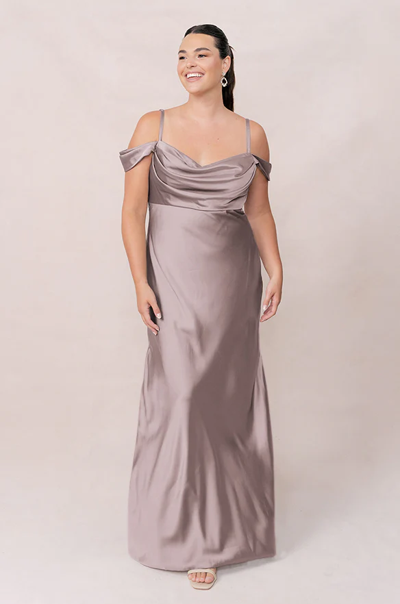 Sienna Satin Dress | Made To Order - Image 213