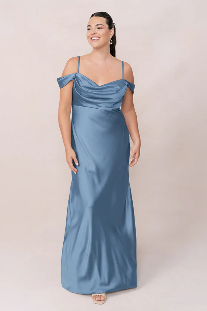 Sienna Satin Dress | Made To Order - Image 239