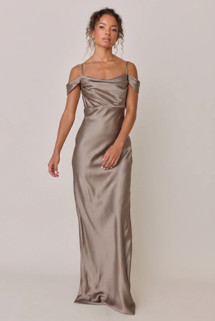 Sienna Satin Dress | Made To Order - Image 242