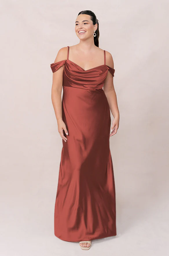 Sienna Satin Dress | Made To Order - Image 74