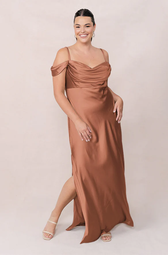 Sienna Satin Dress | Made To Order - Image 81