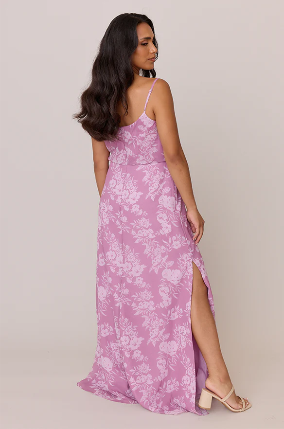 Skye Chiffon Floral Print Dress | Made To Order - Image 17