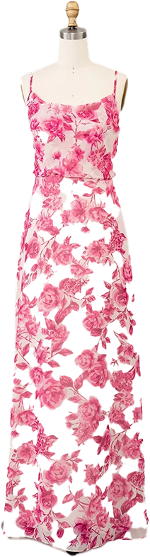 Skye Chiffon Floral Print Dress | Made To Order - Image 32