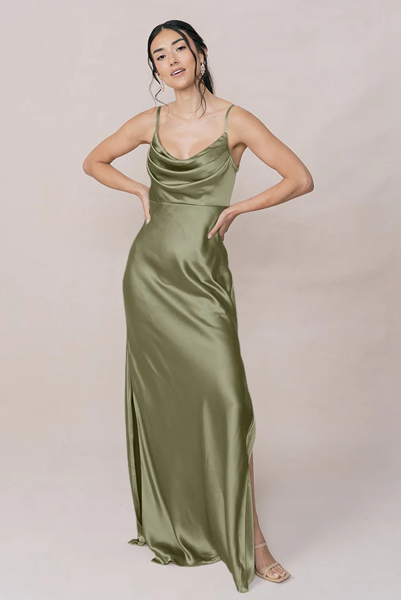 Skye Satin Dress | Made To Order - Image 110