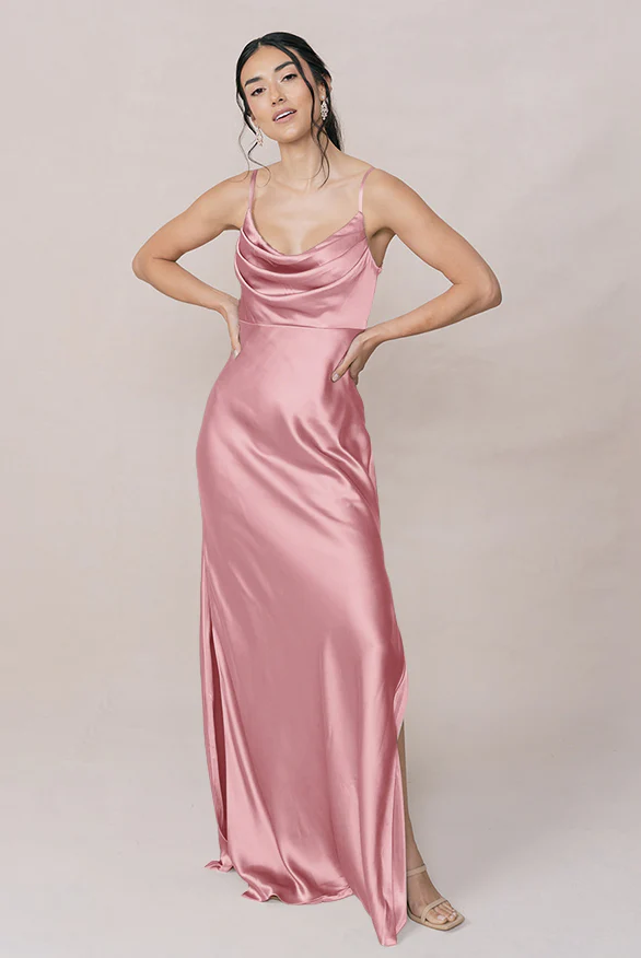 Skye Satin Dress | Made To Order - Image 152