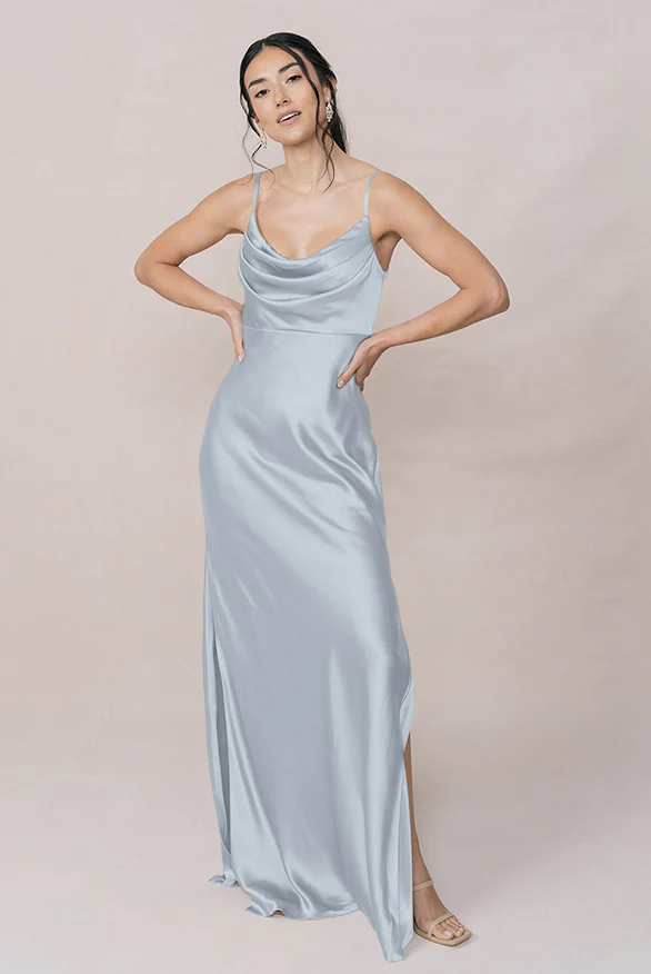 Skye Satin Dress | Made To Order - Image 166