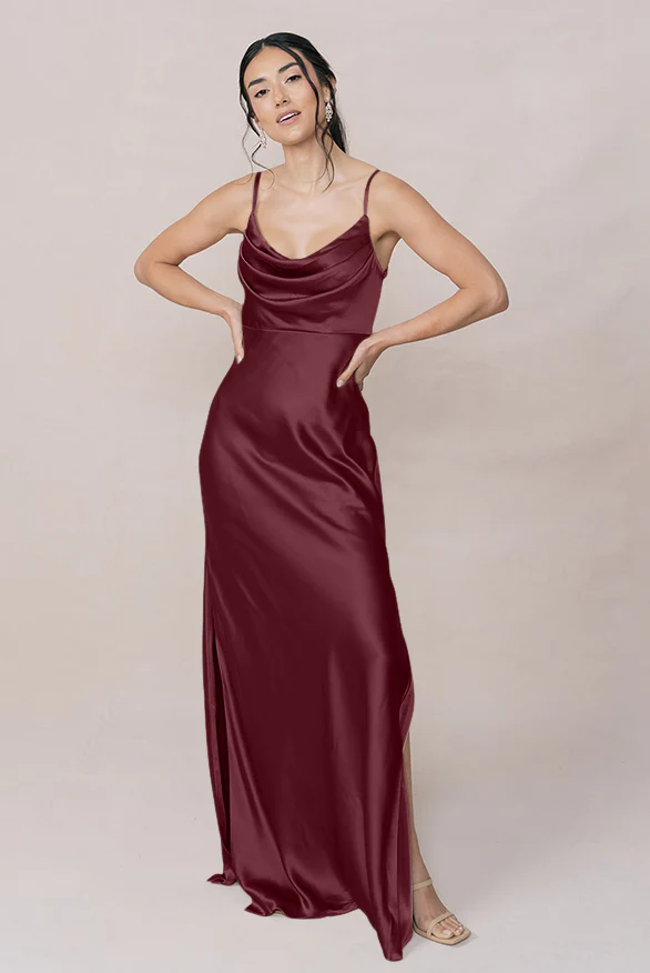 Skye Satin Dress | Made To Order - Image 24