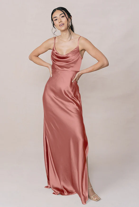 Skye Satin Dress | Made To Order - Image 44