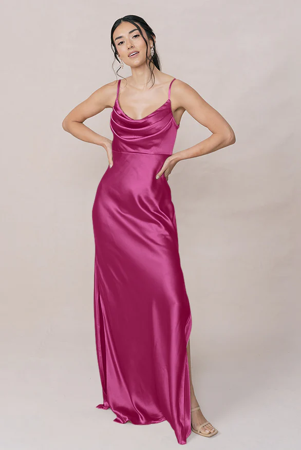 Skye Satin Dress | Made To Order - Image 64