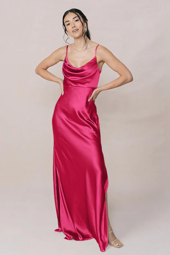 Skye Satin Dress | Made To Order - Image 78
