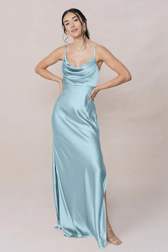 Skye Satin Dress | Made To Order - Image 86