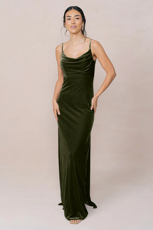Skye Velvet Dress | Made To Order - Image 51