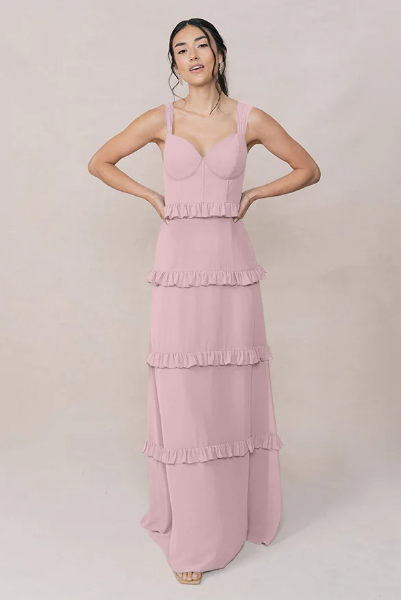 Sloane Chiffon Dress | Made To Order - Image 68