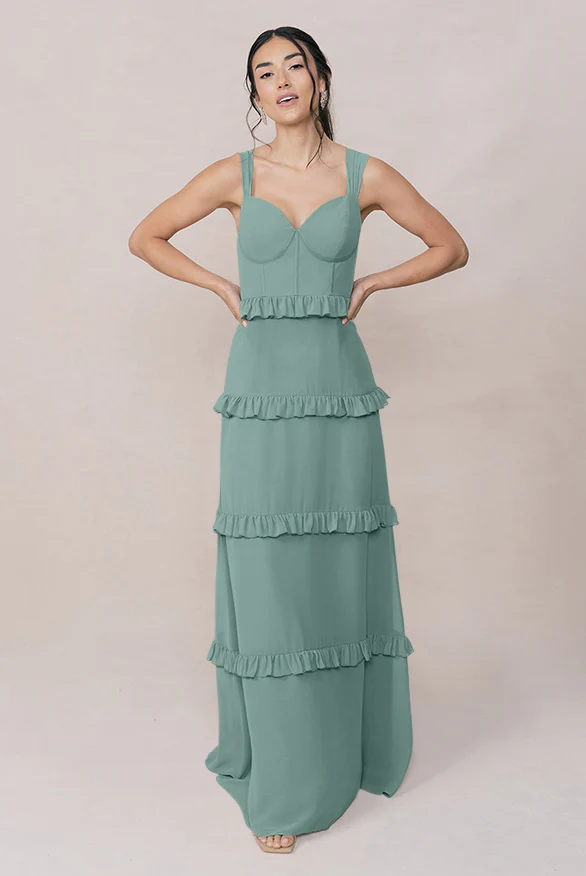 Sloane Chiffon Dress | Made To Order - Image 70
