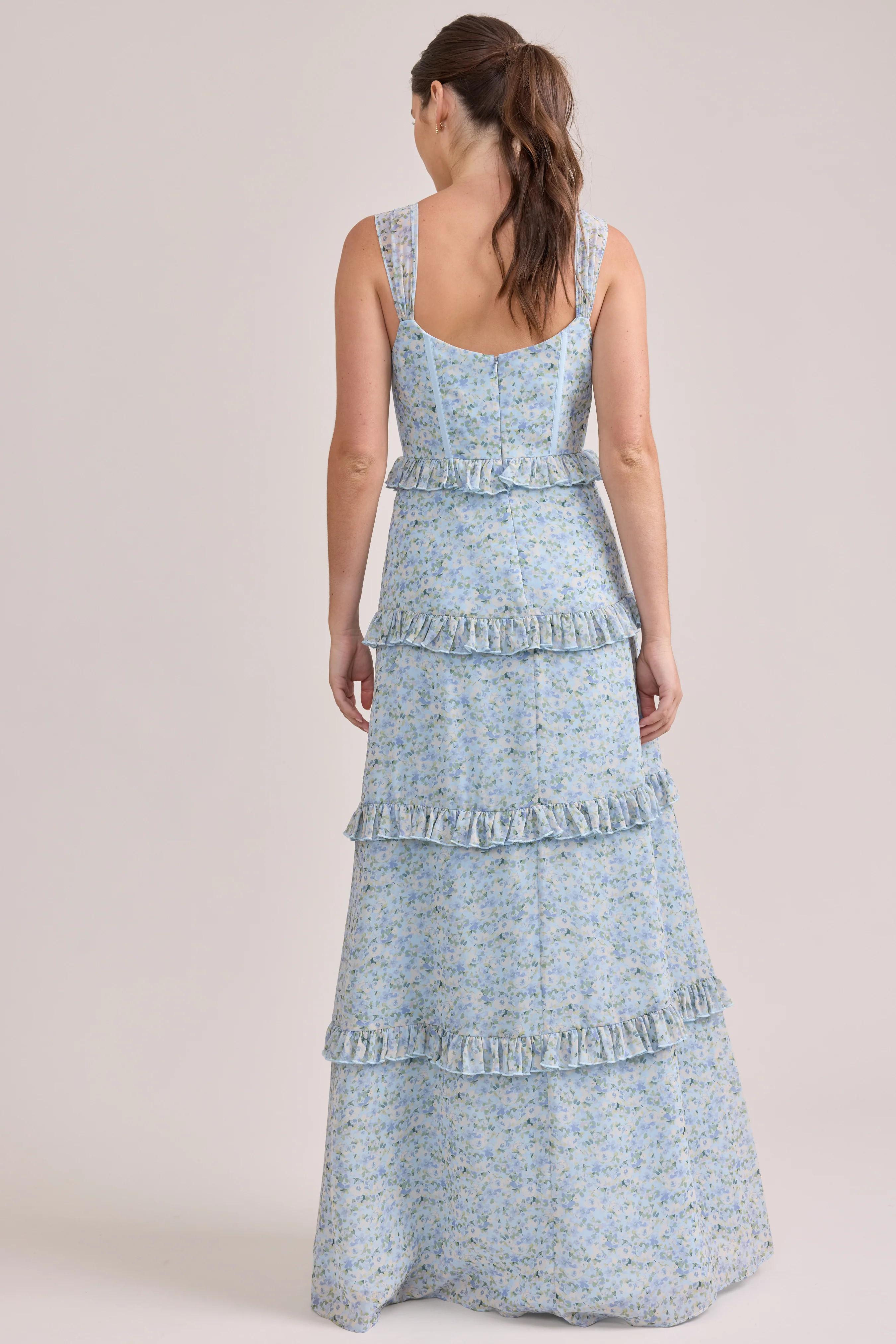 Sloane Chiffon Floral Print Dress | Made To Order - Image 81