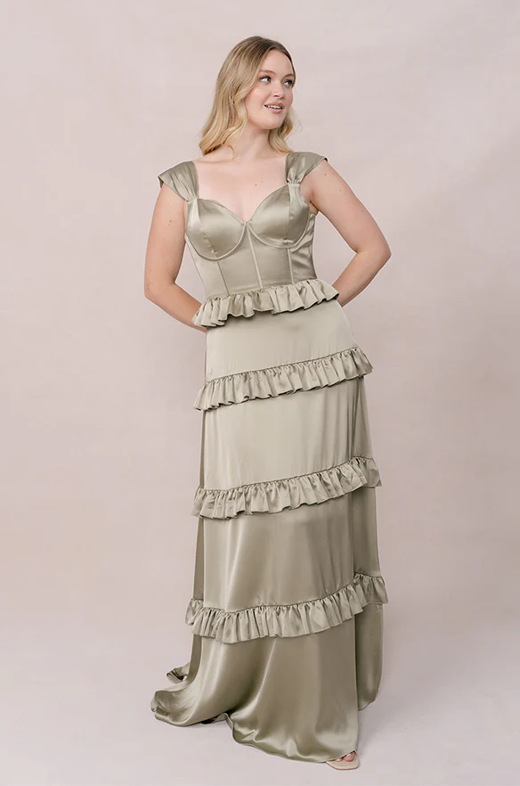 Sloane Satin Dress | Made To Order - Image 133