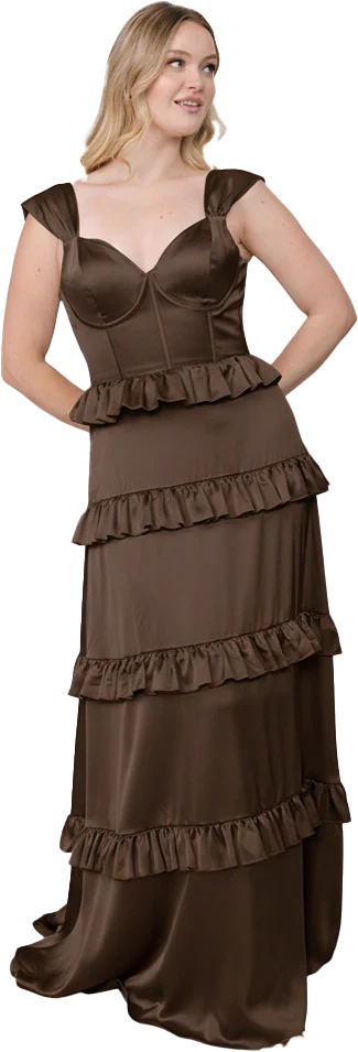 Sloane Satin Dress | Made To Order - Image 171