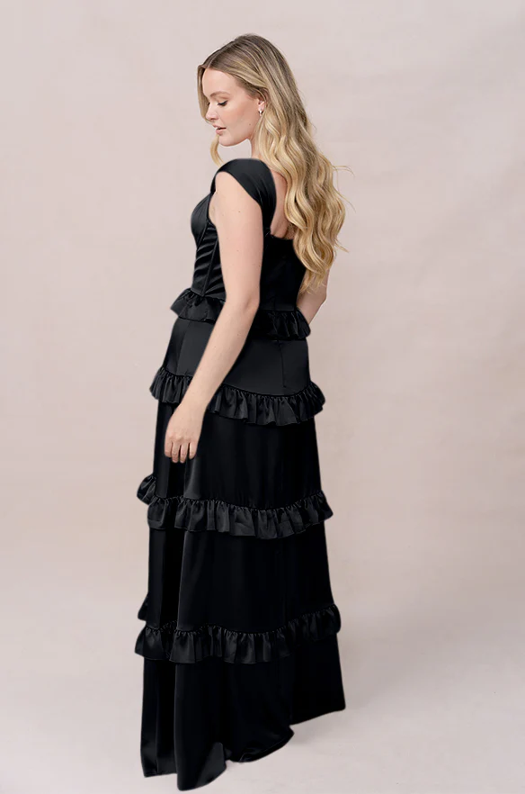 Sloane Satin Dress | Made To Order - Image 60
