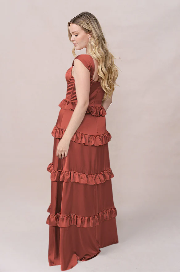 Sloane Satin Dress | Made To Order - Image 68