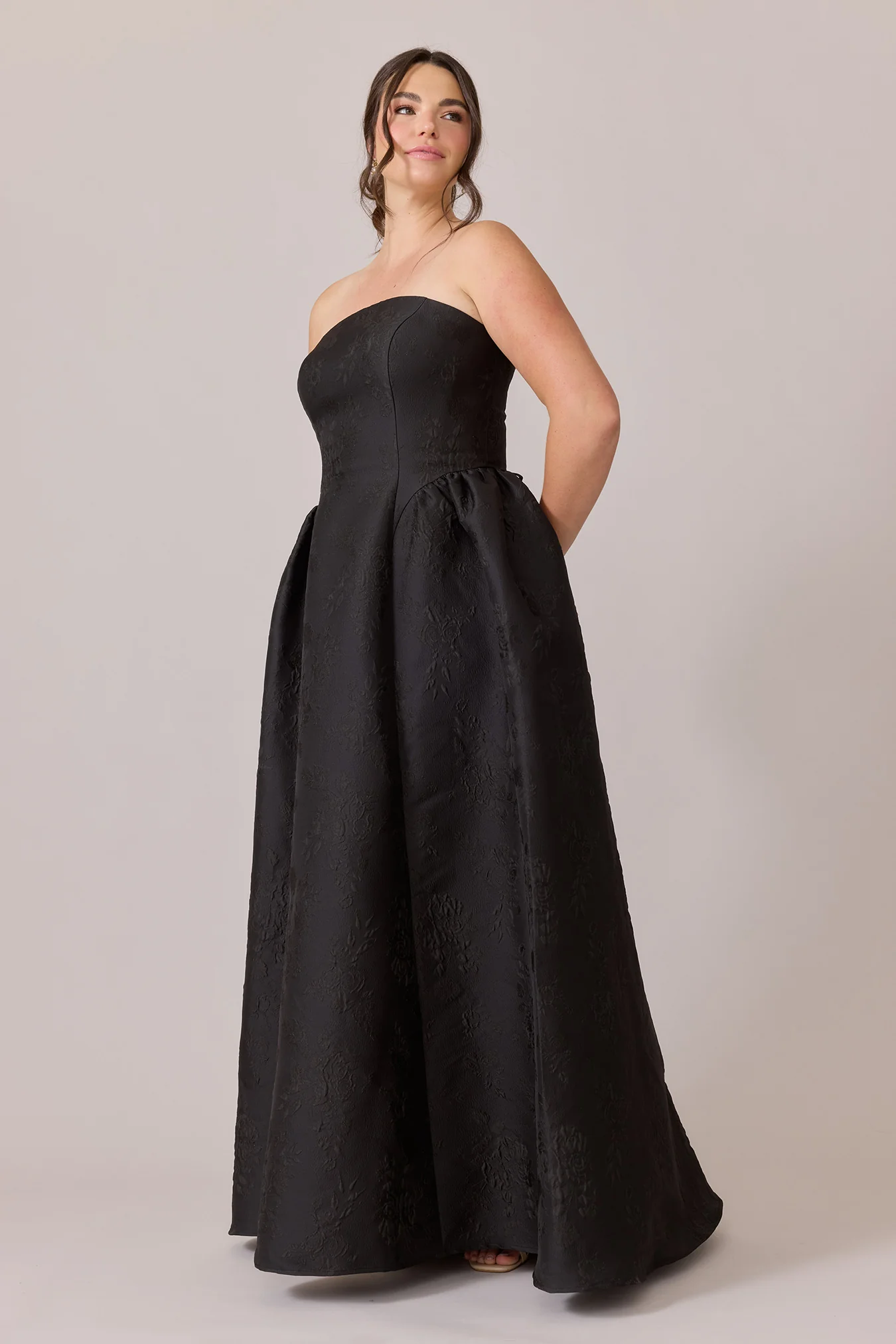 Sofia Jacquard Dress | Made To Order - Image 16