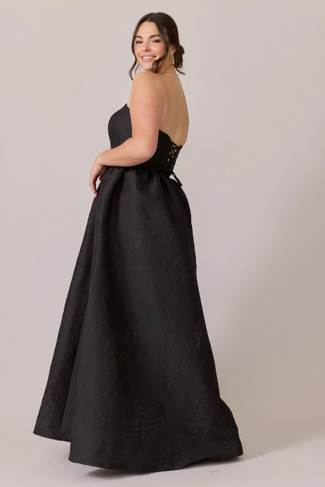Sofia Jacquard Dress | Made To Order - Image 17