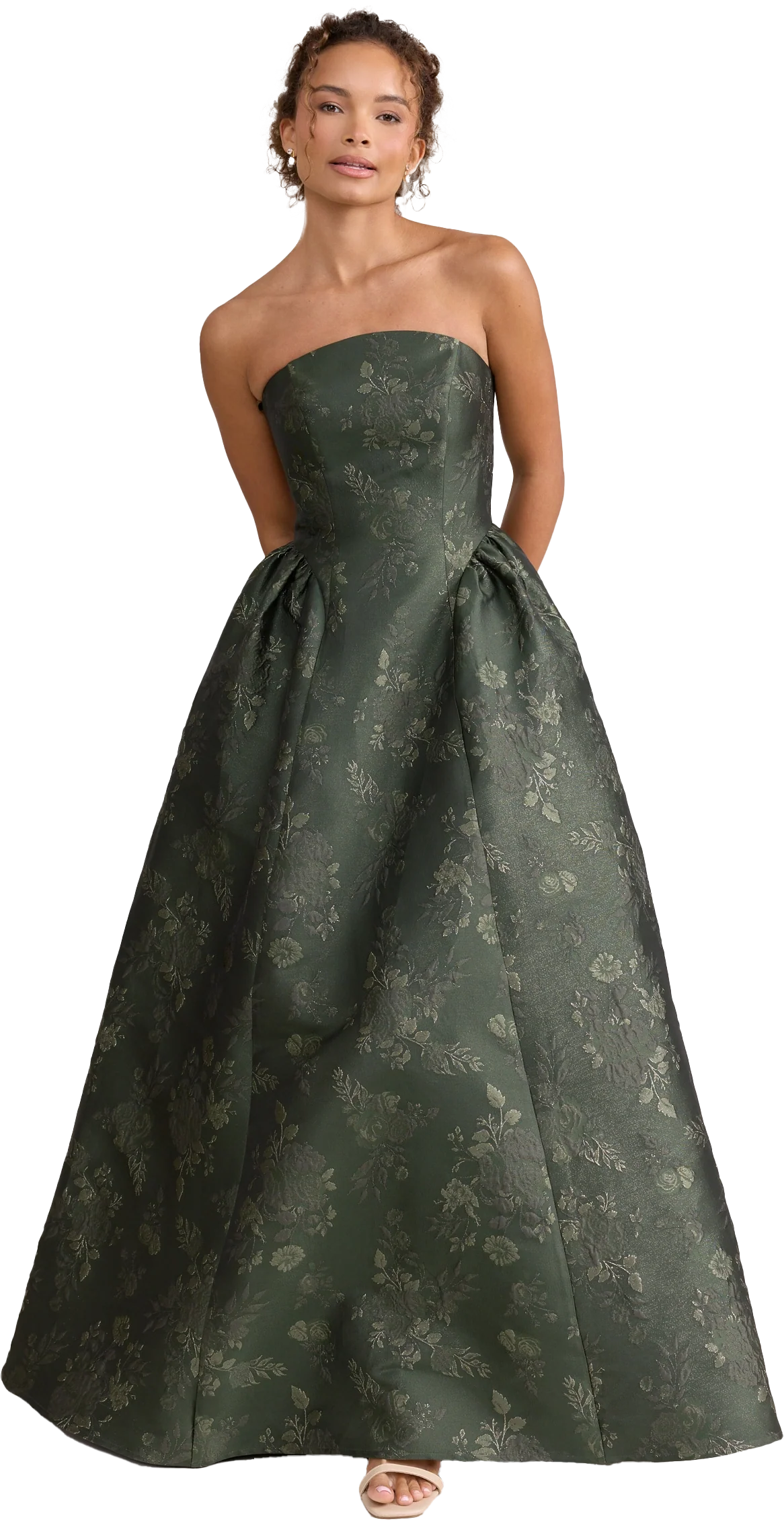 Sofia Jacquard Dress | Made To Order - Image 47