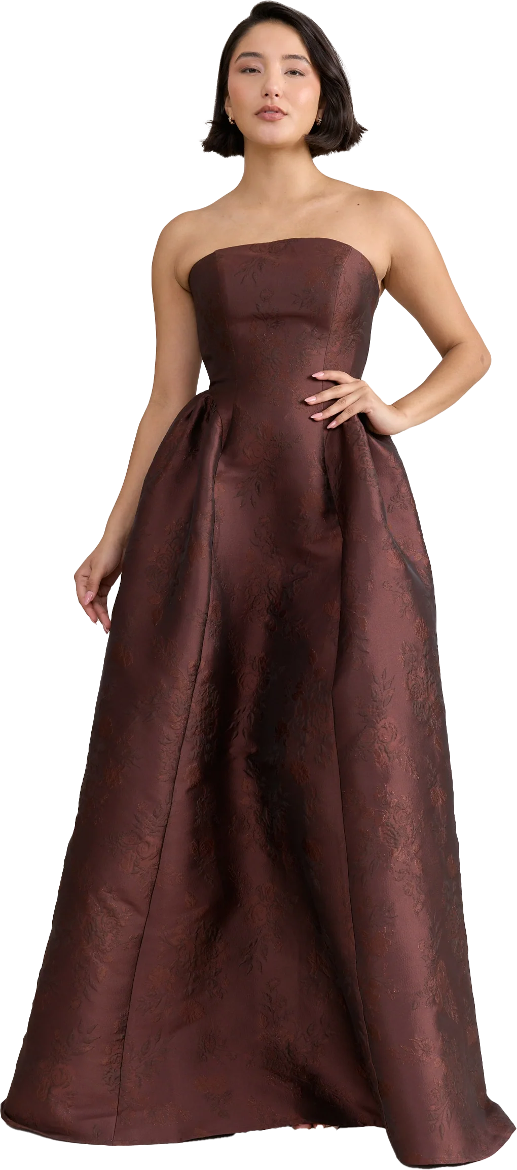 Sofia Jacquard Dress | Made To Order - Image 48