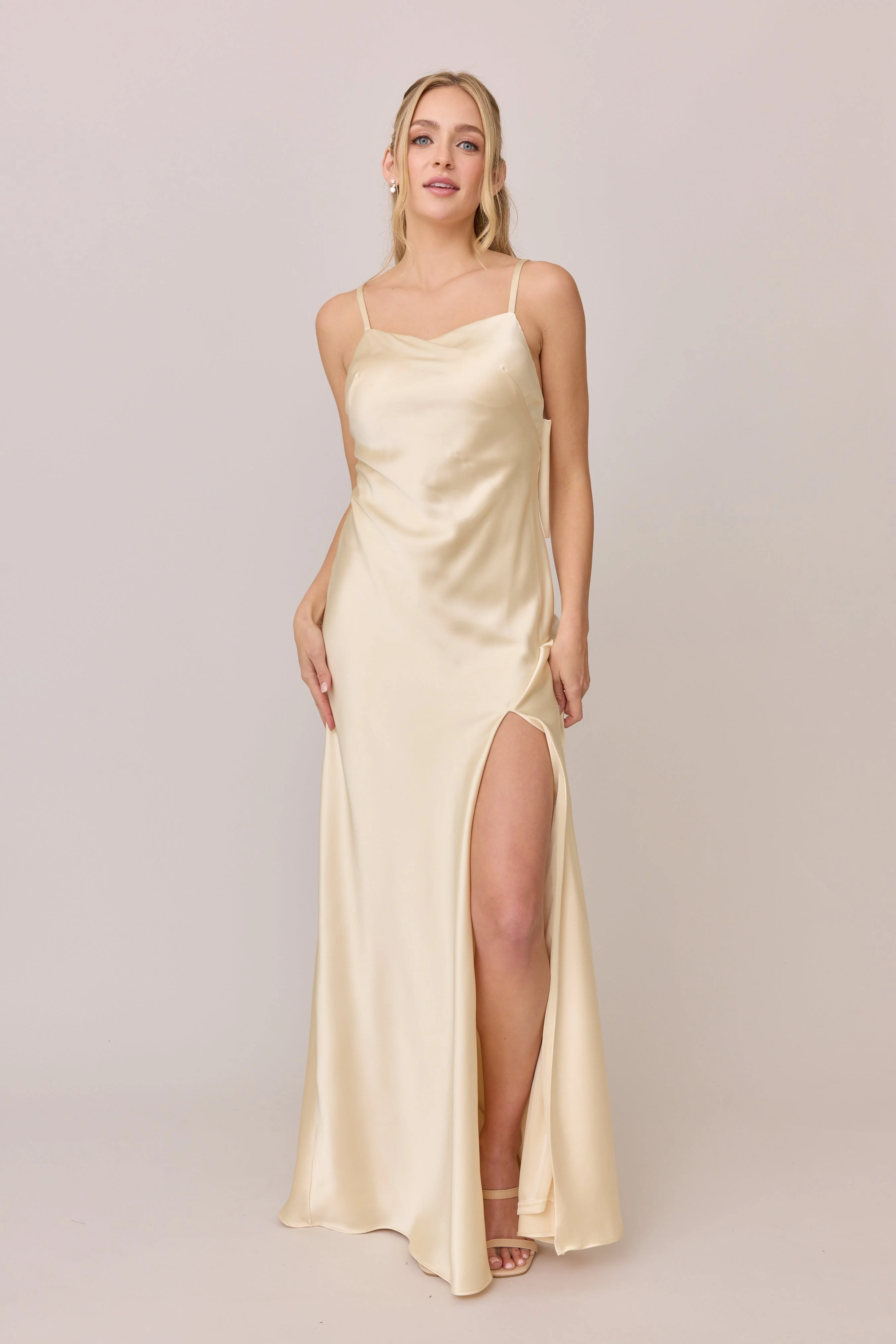 Steph Satin Dress | Made To Order - Image 163