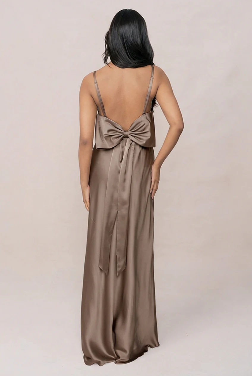 Steph Satin Dress | Made To Order - Image 180