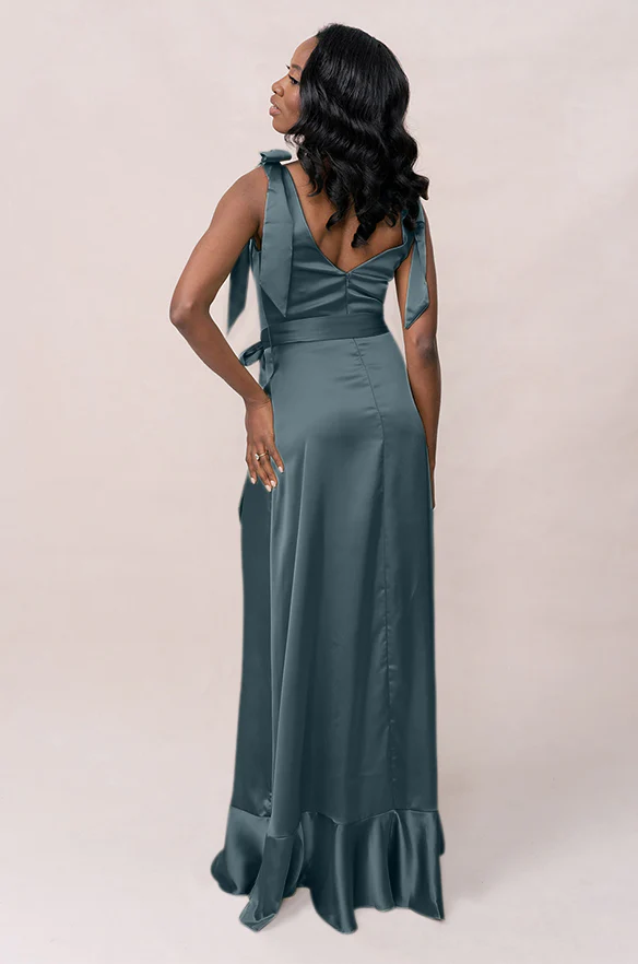 Stevie Satin Dress | Made To Order - Image 106