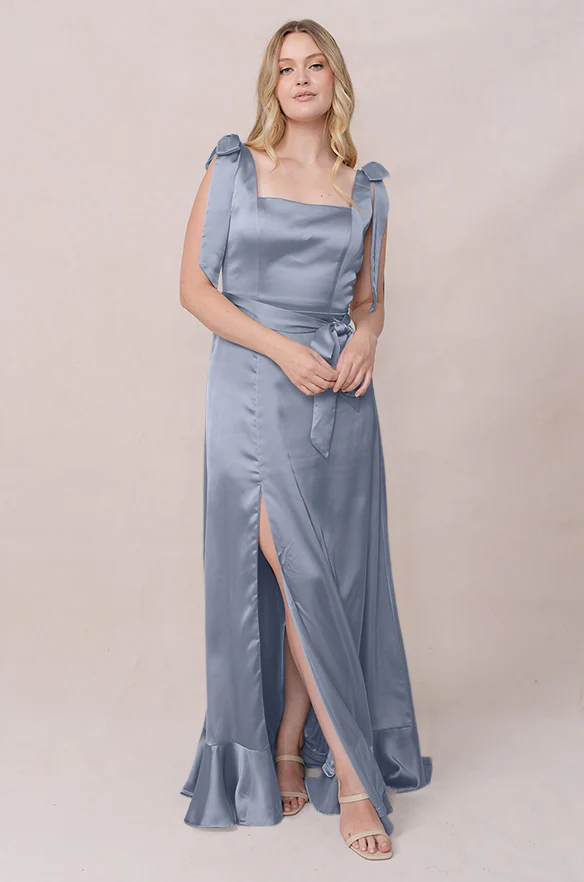 Stevie Satin Dress | Made To Order - Image 107