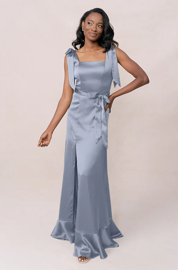Stevie Satin Dress | Made To Order - Image 109
