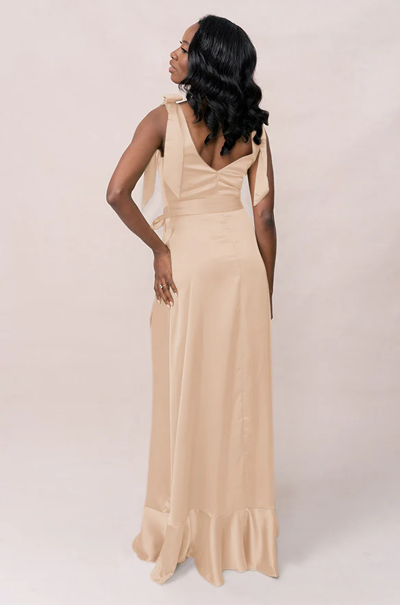 Stevie Satin Dress | Made To Order - Image 124
