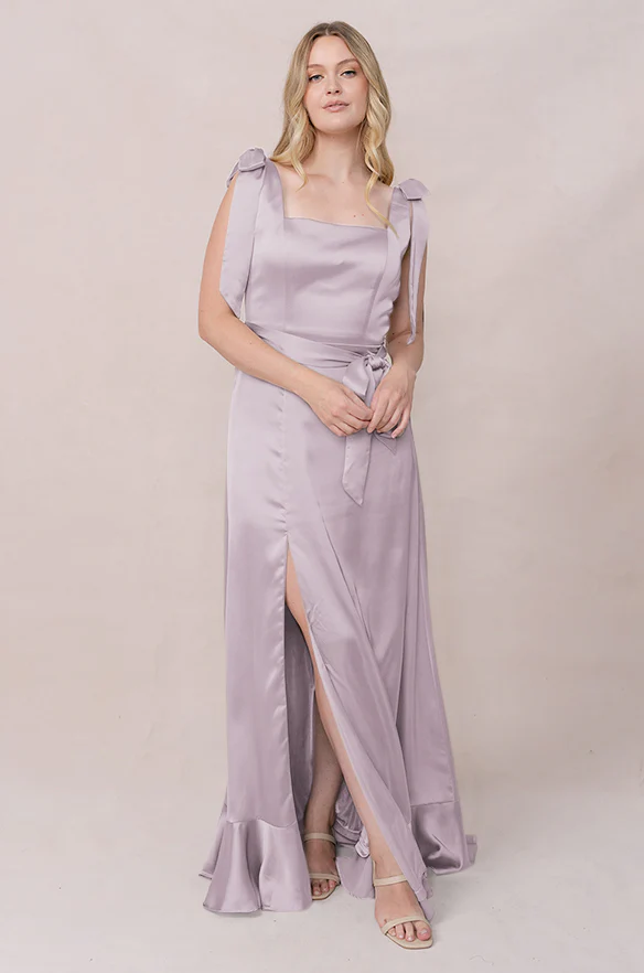 Stevie Satin Dress | Made To Order - Image 143