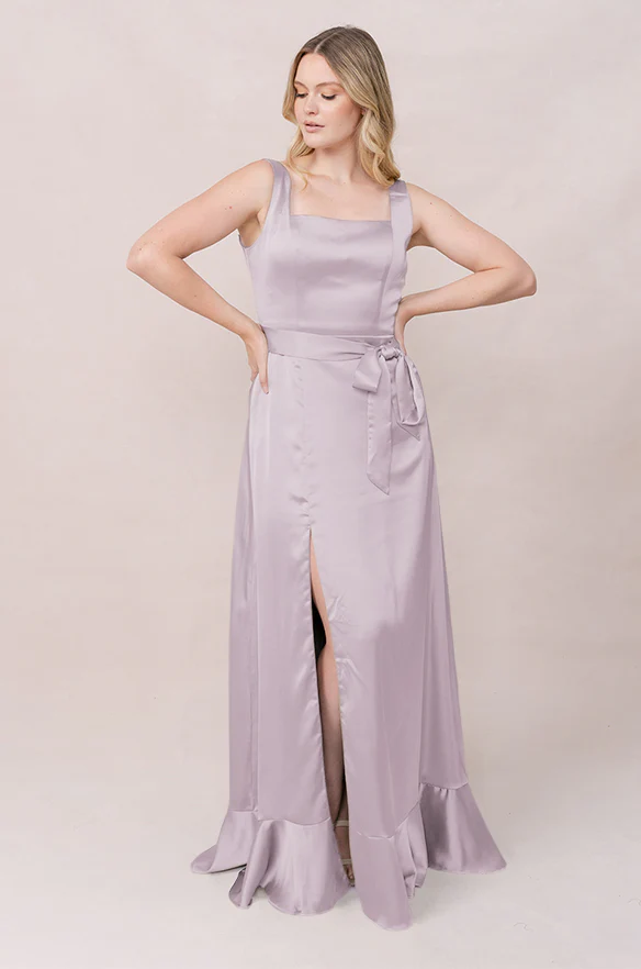 Stevie Satin Dress | Made To Order - Image 144