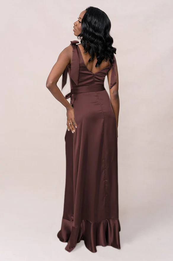 Stevie Satin Dress | Made To Order - Image 145