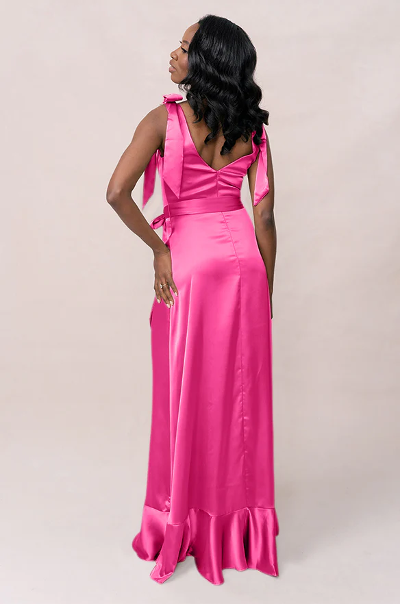 Stevie Satin Dress | Made To Order - Image 152
