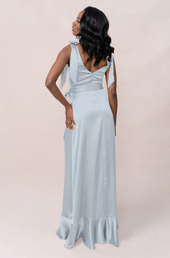 Stevie Satin Dress | Made To Order - Image 200
