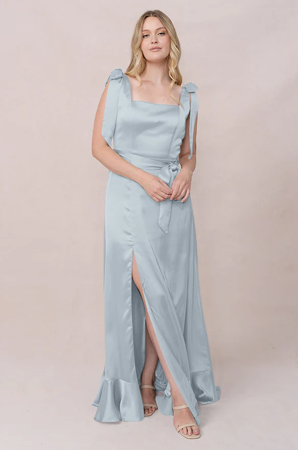 Stevie Satin Dress | Made To Order - Image 201