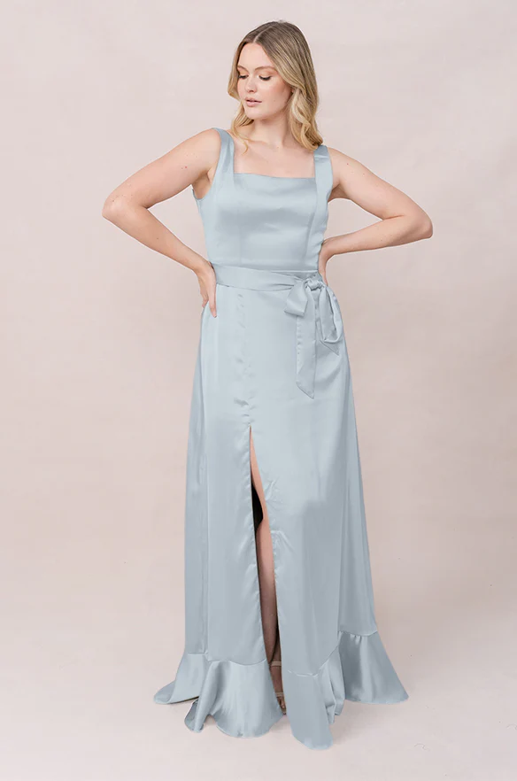 Stevie Satin Dress | Made To Order - Image 202