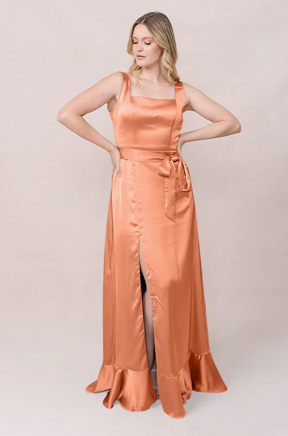 Stevie Satin Dress | Made To Order - Image 208